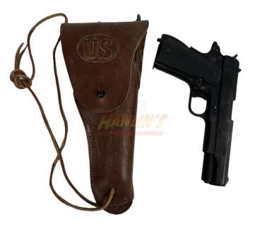 Lot 599 - Windtalkers (2002) - Joe Enders (Nicolas Cage) Hero Blank Firing 1911 and US Military Holster