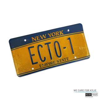 Lot 31 - Ghostbusters: Answer The Call (2016) Ecto-1 License Plate