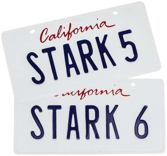 Iron Man Stark Industries License Plate Set | Propworx