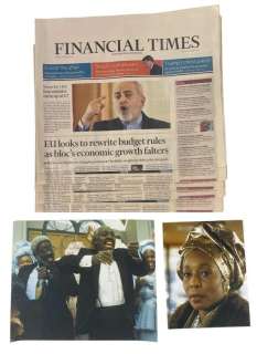 Lot 78 - Coming 2 America (2021) - Newspapers and Prop Photo Collection