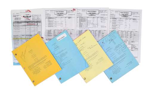 An Archive of James Gammon’s Nash Bridges Scripts | Bonhams