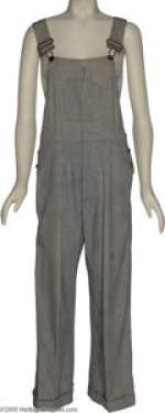 Judy Garland Costume Overalls. Her distinctive voice and disarming sincerity allowed Judy Garland to make the jump from the ... | Heritage