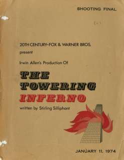 Towering Inferno and Poseidon Adventure Scripts | Profiles in History
