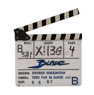 BLADE (1998) - Lot 116 - Production-Used Clapperboard