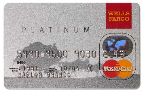 Marlon Brando’s Personally Owned Wells Fargo Platinum MasterCard | Nate Sanders