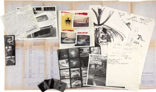 George Barris Diamonds Are Forever Bath-o-Sub Design Documents. This set of documents includes three blueprint d... | Heritage