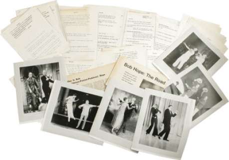 Bob Hope Tonight Show Dossier from Johnny Carson’s Secretary. ... | Heritage