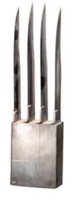 Kien Shih "Han" Screen-Matched Metal "Knife Hand" from the Climactic Hall of Mirrors Fight Sequence with Bruce Lee in | Heritage