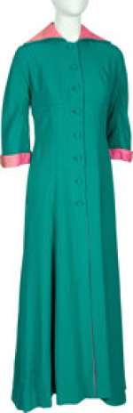 June Lockhart "Maureen Robinson" Robe with costume sketch from Season 2 and 3 of Lost in Space | Heritage