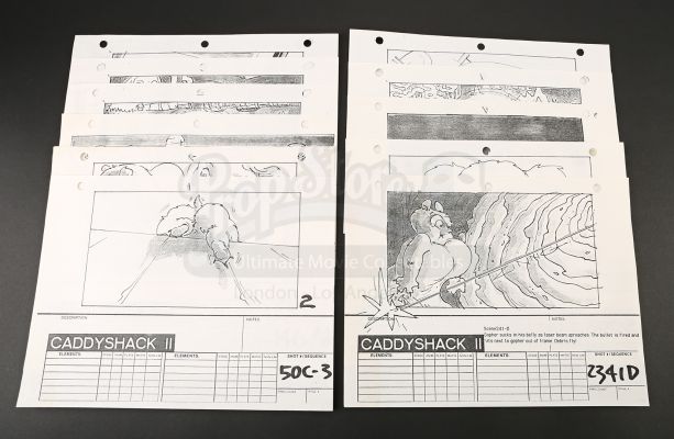 Caddyshack II | Storyboards | Propstore (Buy Now)