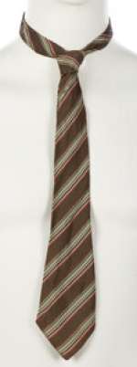 Striped Tie Worn by James Dean from East of Eden (Warner Bros., 1955)....