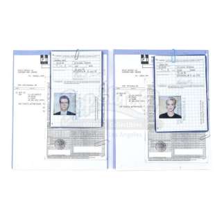 BEVERLY HILLS COP II (1987) - Lot 530 - Maxwell Dent‘s (Jurgen Prochnow) Passport and Documents