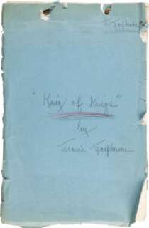 The King of Kings (DeMille Pictures Corporation, 1927), Original Final Draft Script.