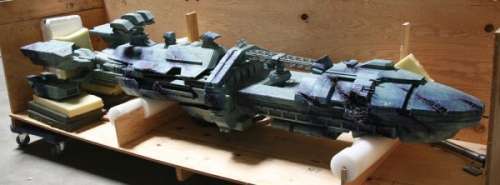 Lot 1066 - Rodger Young filming miniature from Starship Troopers