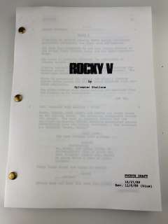 Rocky V (1990) | Rocky V (1990) - Sylvester Stallone as Robert "Rocky" Balboa, - United Artists | Catawiki