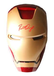 Iron Man Prop Replica Hasbro Legends Series Helmet (SWAU) Signed by Robert Downey Jr. | SWAU