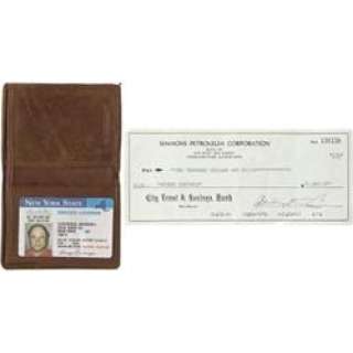 Lot 31351 - Seinfeld Prop Check, George‘s Wallet & License