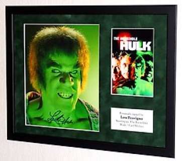 The Incredible Hulk | The Incredible Hulk - Lou Ferrigno (Carl Molino/Hulk) Premium Framed, signed, + Certificate of Authenticity | Catawiki