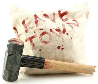 Marvel’s the Punisher (Tv Series) | Frank Castle’s Bloodied and Broken Stunt Sledgehammer with Loot Bag | Propstore