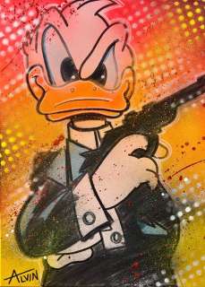 Alvin Silvrants (1979) - Donald Duck - James Bond 007 | Catawiki