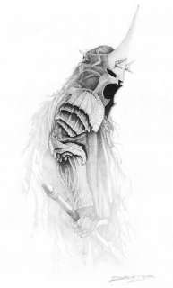 Rodriguez Ramal, Joaquin - Lord of The Rings - Nazgûl - Original Drawing - 50 x 32 cm - Pencil Art - Original Artwork