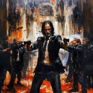 Artxlife - Jonh Wick Bullet Rain 3 [XXL] | Catawiki