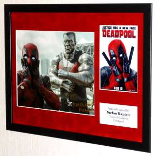 Deadpool - Stefan Kapičić (Colossus) Framed, signed + Certificate of Authenticity | Catawiki