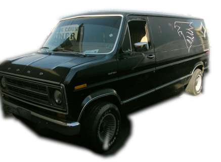 Lot 418 - Halloween II 1977 Ford Econoline 150 Falcon Graphic Van Movie Props