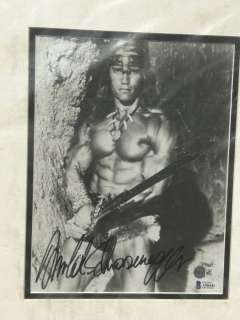 Conan The Barbarian - Signed by Arnold Schwarzenegger - with COA Beckett - In Deluxe framed Display | Catawiki