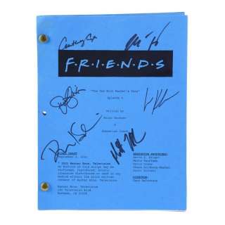 Friends (T.V. Series, 2001) - Lot 131 - Cast-Autographed "The One With Rachel‘s Date" Bound Script