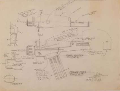 Lot 1452 - Matt Jefferies tech drwngs of Type-1 & Type-2 phs