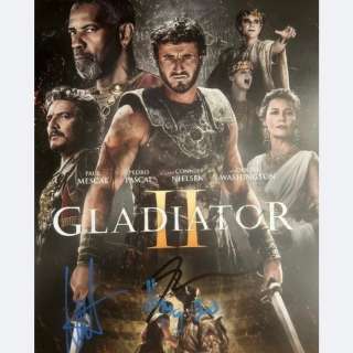 Gladiator II - Signed by 4 - Including Paul Mescal (Lucius) | Catawiki