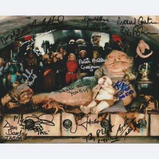 Star Wars - Signed by 15 of Jabba’s Palace Cast - INC STUART FREEBORN (+) | Catawiki