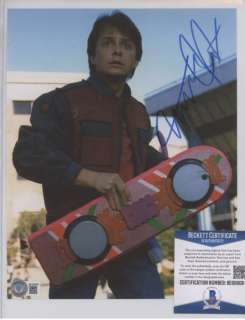 Back to the Future - Michael J Fox 8x10 signed coa Beckett | Catawiki