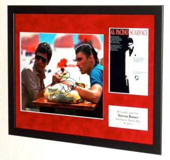 Scarface - Steven Bauer (Manny Ray) Premium Framed, signed + Certificate of Authenticity | Catawiki