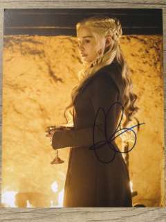 Game of Thrones - Signed by Emilia Clarke, with Letter of Authenticity - Photo, Autograph | Catawiki