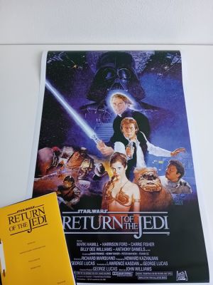 Star Wars Episode VI: Return of the Jedi Movieposter + Full Screen play Film script - lucasflms.ltd | Catawiki