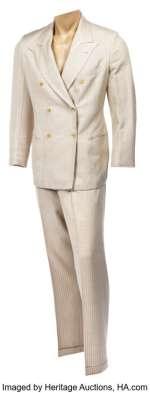 Johnny Depp "John Dillinger" tan suit from Public Enemies. ...