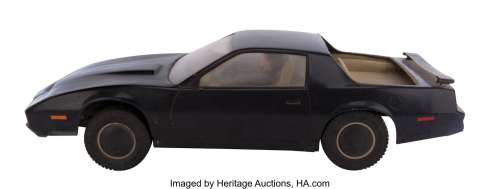 "K.I.T.T." filming miniature from Knight Rider....