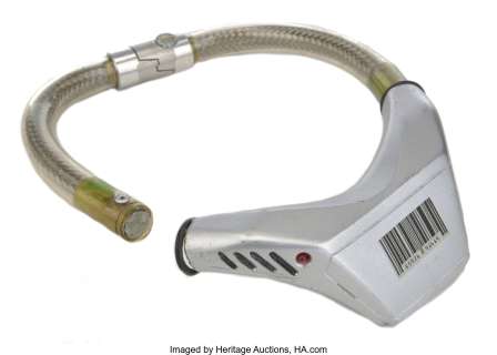 Prop explosive collar from Wedlock....