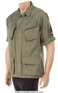 Tom Berenger "Sgt. Barnes" tropical combat coat from Platoon....